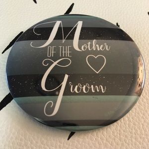 Mother of the Groom 3” Button Pin Wedding Gift